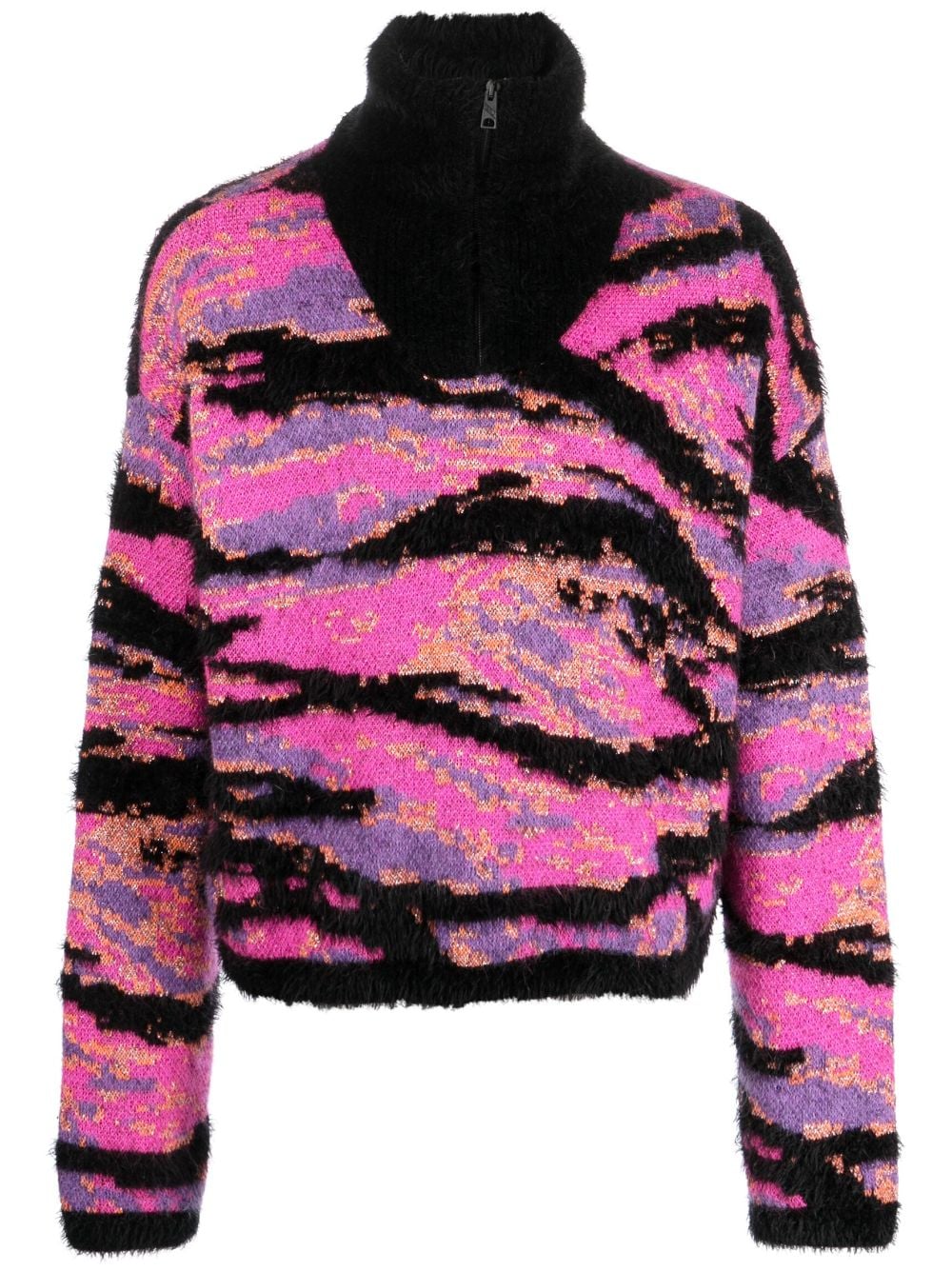 ERL tiger-jacquard jumper - Pink von ERL