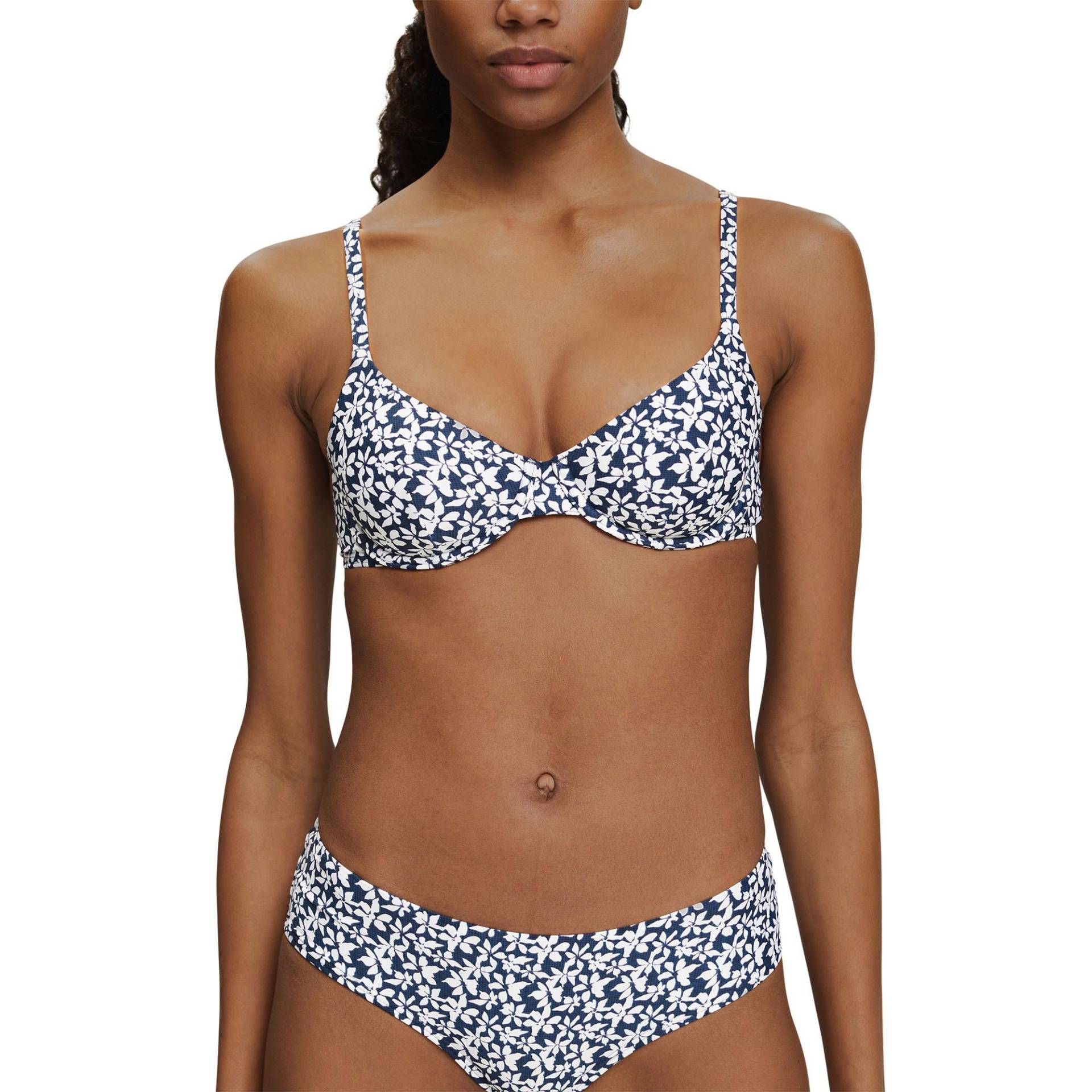 Bikini-top, Unwattiert Damen Marine B/40 von ESPRIT