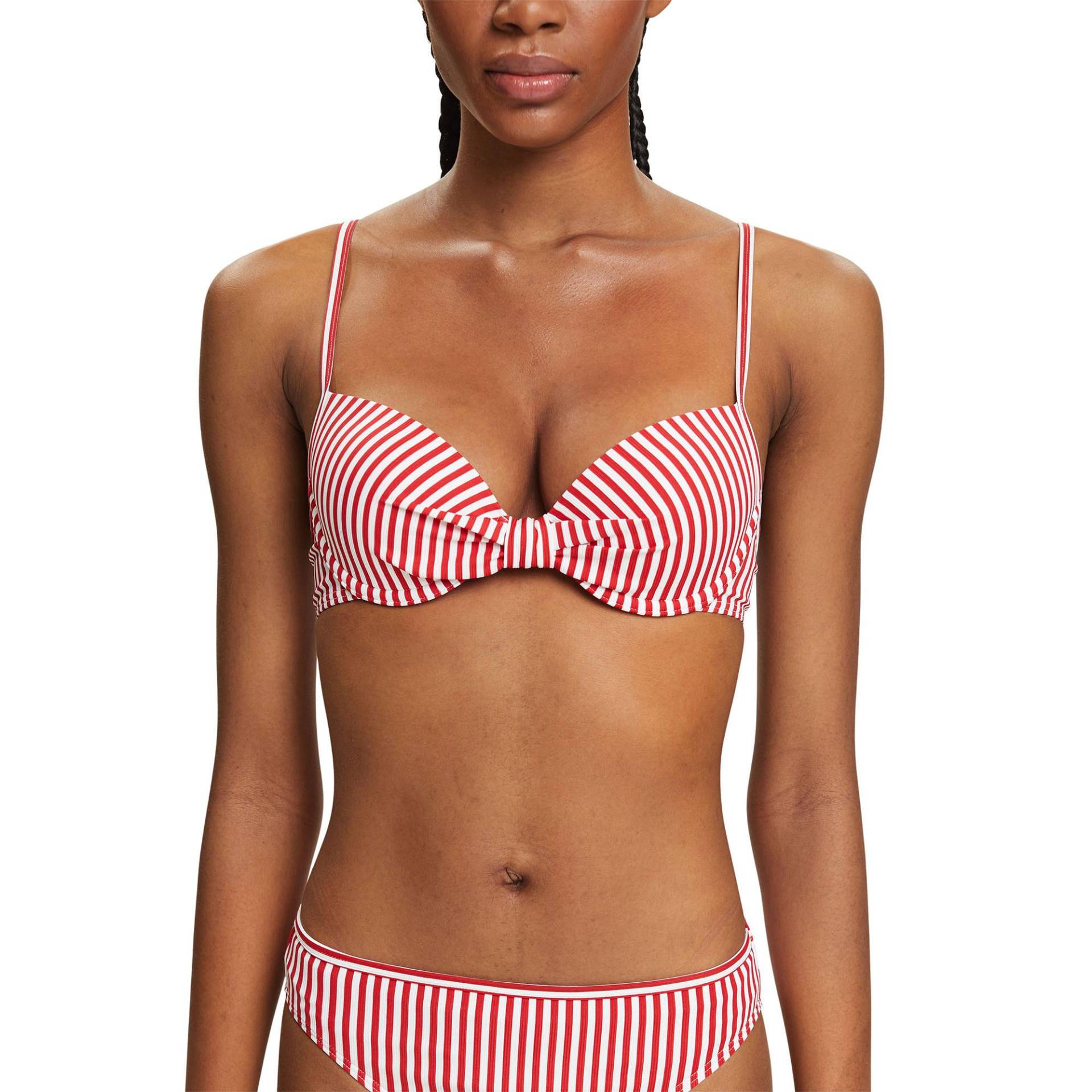 Bikini-top,wattiert Damen Rot B/36 von ESPRIT
