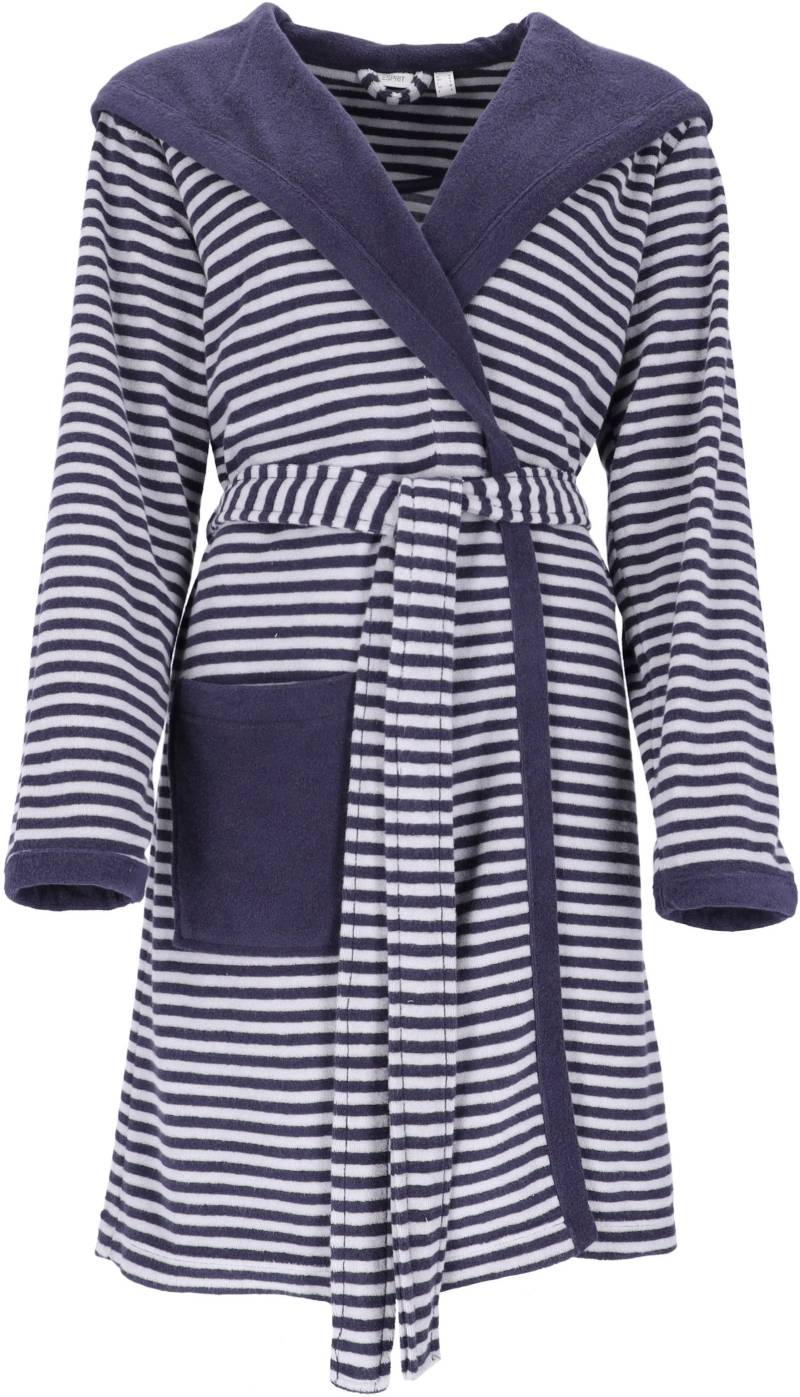 Esprit Damenbademantel »Striped Hoody«, (1 St.) von ESPRIT