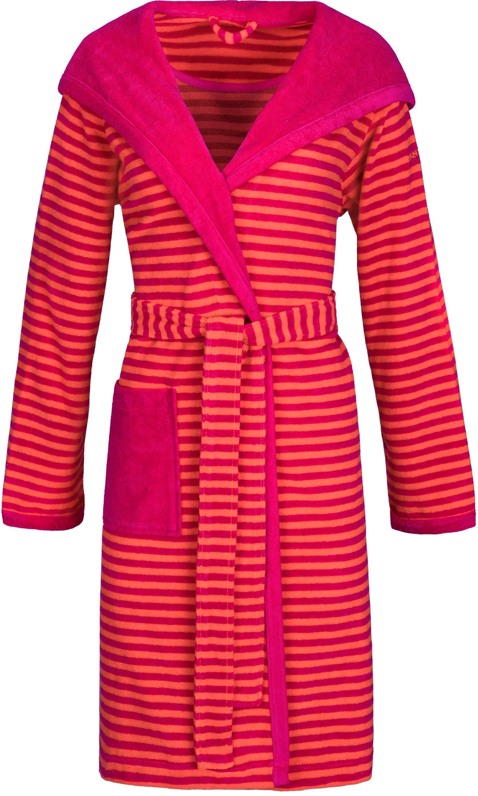 Esprit Damenbademantel »Striped Hoody«, (1 St., mit Gürtel) von ESPRIT