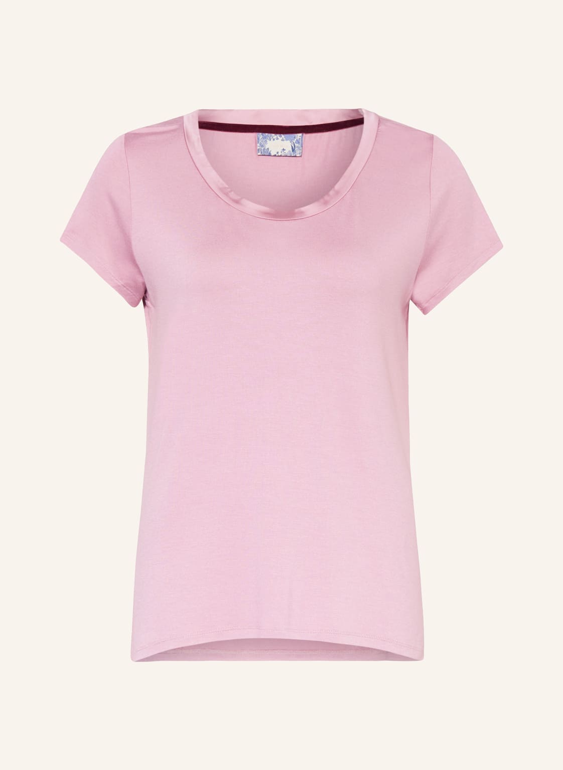 Essenza Schlafshirt Luyza Uni pink von ESSENZA