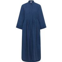 Blusenkleid in indigo unifarben von ETERNA Mode GmbH