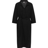 Blusenkleid in schwarz unifarben von ETERNA Mode GmbH