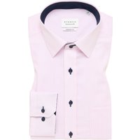 COMFORT FIT Hemd in rosa gestreift von ETERNA Mode GmbH