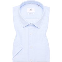 COMFORT FIT Linen Shirt in himmelblau unifarben von ETERNA Mode GmbH