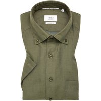 COMFORT FIT Linen Shirt in khaki unifarben von ETERNA Mode GmbH