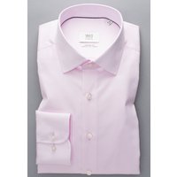 COMFORT FIT Luxury Shirt in rosa unifarben von ETERNA Mode GmbH
