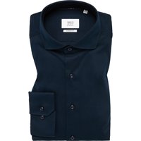 MODERN FIT Jersey Shirt in dunkelblau unifarben von ETERNA Mode GmbH