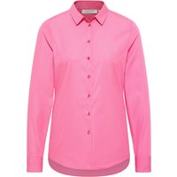 Hemdbluse in pink unifarben von ETERNA Mode GmbH