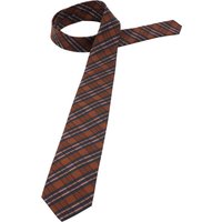 Krawatte in braun kariert von ETERNA Mode GmbH