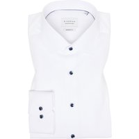 MODERN FIT Cover Shirt in weiß unifarben von ETERNA Mode GmbH