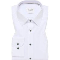 MODERN FIT Cover Shirt in weiß unifarben von ETERNA Mode GmbH