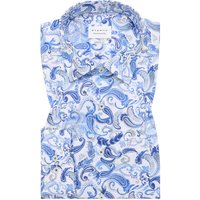 MODERN FIT Hemd in blau bedruckt von ETERNA Mode GmbH