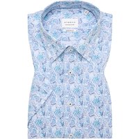 MODERN FIT Hemd in blau bedruckt von ETERNA Mode GmbH