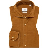 MODERN FIT Hemd in camel unifarben von ETERNA Mode GmbH