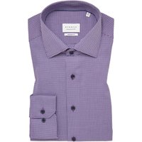 MODERN FIT Hemd in violett strukturiert von ETERNA Mode GmbH