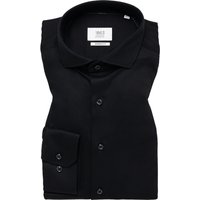 MODERN FIT Jersey Shirt in schwarz unifarben von ETERNA Mode GmbH