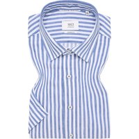 MODERN FIT Linen Shirt in dunkelblau gestreift MODERN FIT Linen Shirt in dunkelblau gestreift von ETERNA Mode GmbH