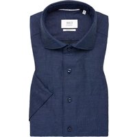 MODERN FIT Linen Shirt in midnight unifarben von ETERNA Mode GmbH