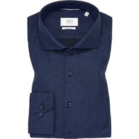 MODERN FIT Linen Shirt in midnight unifarben MODERN FIT Linen Shirt in midnight unifarben von ETERNA Mode GmbH