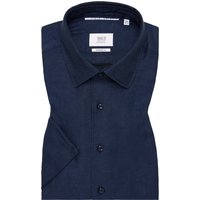 MODERN FIT Linen Shirt in midnight unifarben von ETERNA Mode GmbH