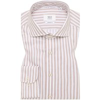 MODERN FIT Linen Shirt in taupe gestreift MODERN FIT Linen Shirt in taupe gestreift von ETERNA Mode GmbH