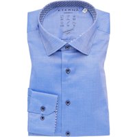 MODERN FIT Performance Shirt in royal blau strukturiert von ETERNA Mode GmbH