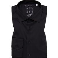 MODERN FIT Performance Shirt in schwarz unifarben von ETERNA Mode GmbH