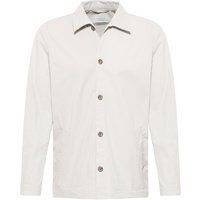 MODERN FIT Overshirt in grau unifarben von ETERNA Mode GmbH