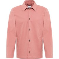 MODERN FIT Overshirt in rot unifarben von ETERNA Mode GmbH