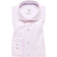 MODERN FIT Soft Luxury Shirt in soft pink unifarben von ETERNA Mode GmbH