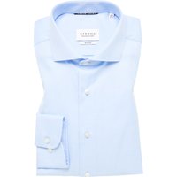 SLIM FIT Cover Shirt in hellblau unifarben von ETERNA Mode GmbH