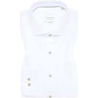 SLIM FIT Cover Shirt in weiß unifarben von ETERNA Mode GmbH