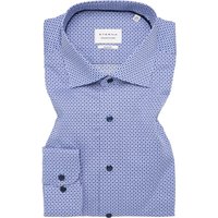 SLIM FIT Hemd in blau bedruckt von ETERNA Mode GmbH