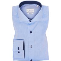 SLIM FIT Hemd in blau unifarben von ETERNA Mode GmbH