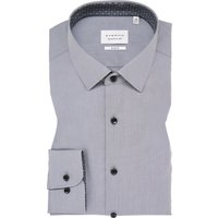 SLIM FIT Hemd in grau unifarben von ETERNA Mode GmbH