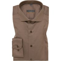 SLIM FIT Hemd in taupe strukturiert von ETERNA Mode GmbH