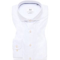 SLIM FIT Jersey Shirt in weiß unifarben von ETERNA Mode GmbH