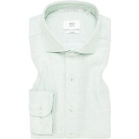 SLIM FIT Linen Shirt in lime unifarben von ETERNA Mode GmbH