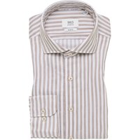 SLIM FIT Linen Shirt in taupe gestreift SLIM FIT Linen Shirt in taupe gestreift von ETERNA Mode GmbH