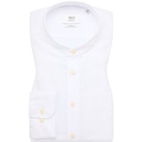 SLIM FIT Linen Shirt in weiß unifarben von ETERNA Mode GmbH