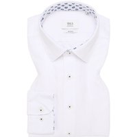 SLIM FIT Linen Shirt in weiß unifarben SLIM FIT Linen Shirt in weiß unifarben von ETERNA Mode GmbH