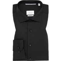 SLIM FIT Original Shirt in schwarz unifarben von ETERNA Mode GmbH