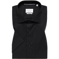 SLIM FIT Original Shirt in schwarz unifarben von ETERNA Mode GmbH