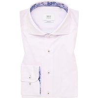 SLIM FIT Soft Luxury Shirt in rosa unifarben von ETERNA Mode GmbH