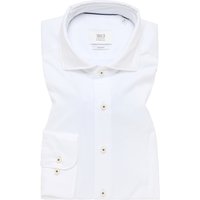 SLIM FIT Soft Luxury Shirt in weiß unifarben von ETERNA Mode GmbH