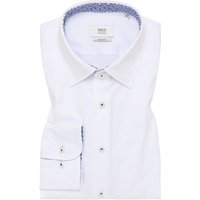 SLIM FIT Soft Luxury Shirt in weiß unifarben von ETERNA Mode GmbH