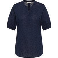 Schlupfbluse in navy strukturiert Schlupfbluse in navy strukturiert von ETERNA Mode GmbH