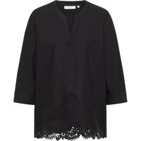 Schlupfbluse in schwarz strukturiert von ETERNA Mode GmbH